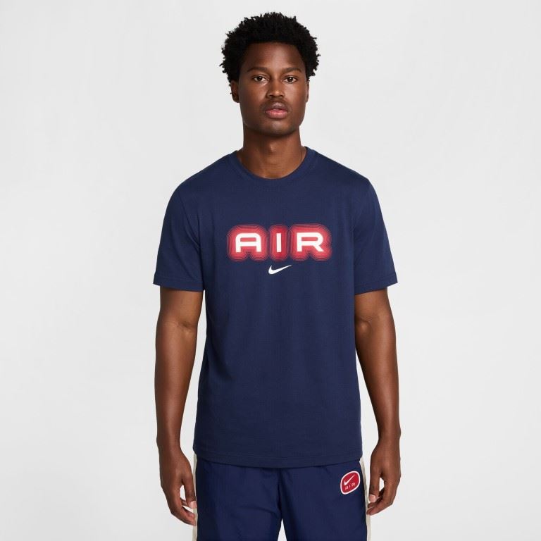 Nike Sportswear Air Graphic T-shirt Heren Midnight Navy L