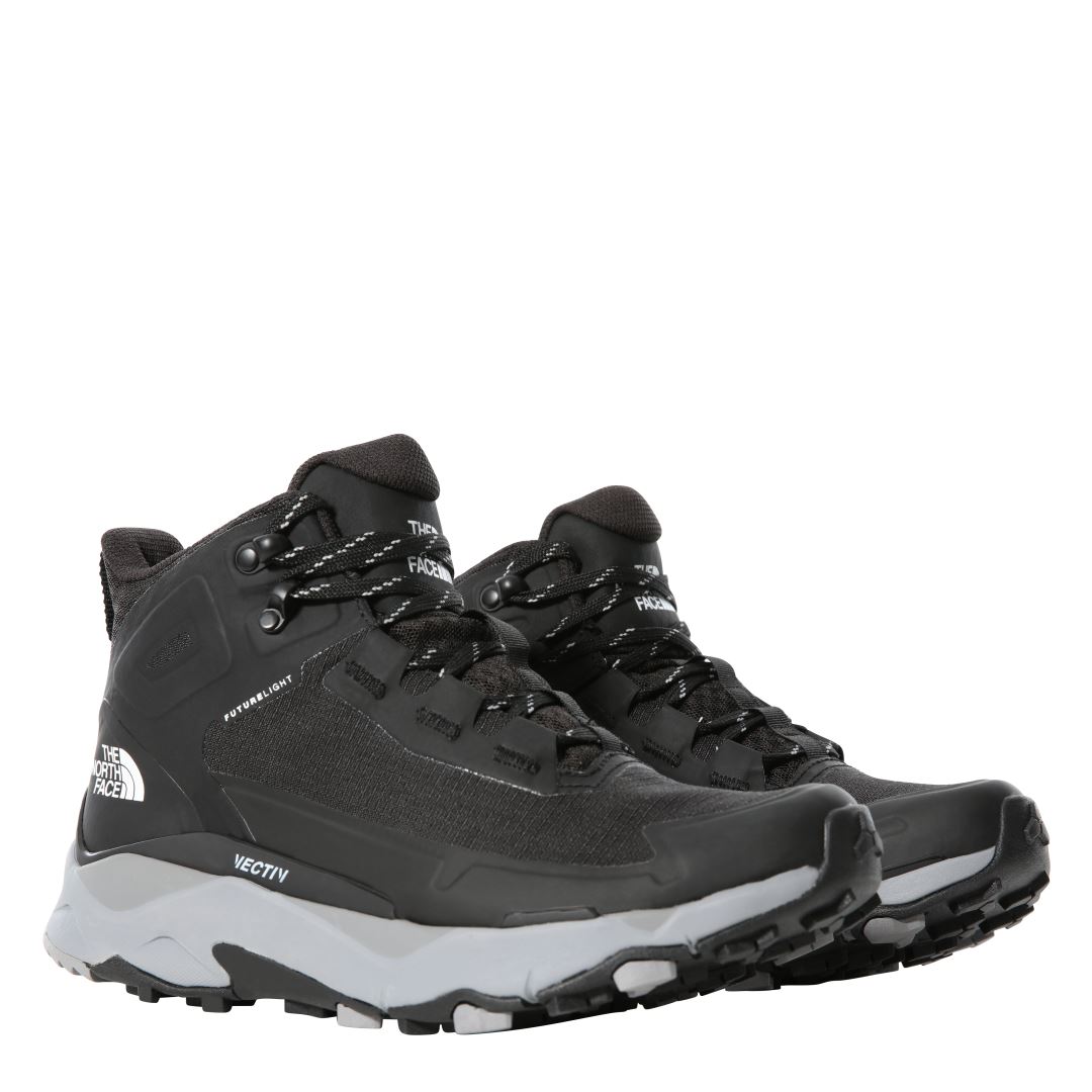 Vectiv Exploris Mid Futurelight Dames Hoge Wandelschoen TNF Black – Meld Grey 44