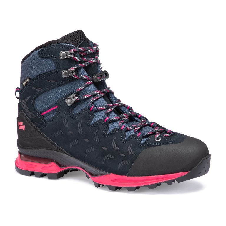 Makra Trek GTX Hoge Wandelschoen Dames Navy/Pink 4,5