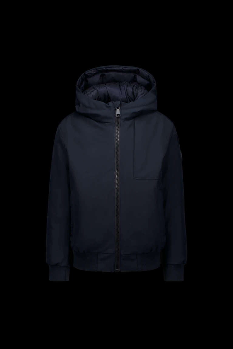 Airforce Hooded Reversible Winterjas Kinder - Jongens Dark Navy Blue 14