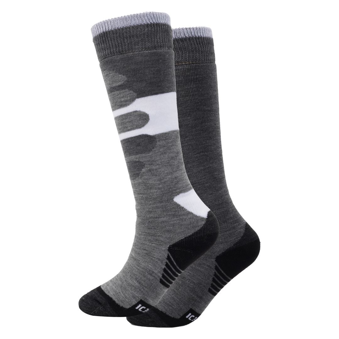 Icepeak Ilsenburg Jr Kinder Skisok Lead-Grey 34-35