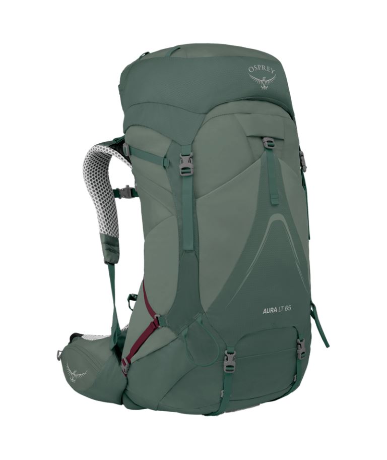 Osprey Aura Ag Lt 65 Backpack Dames Koseret/Darjeeling Spring Green Wm/L