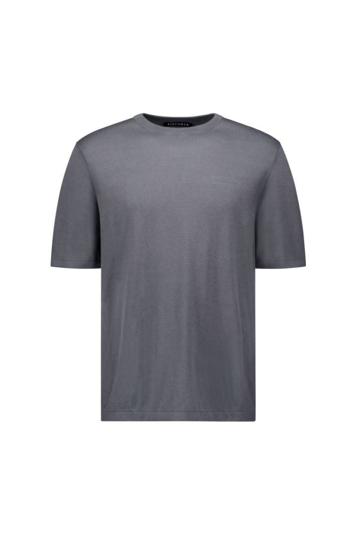 Airforce Knitted T-shirt Heren Pewter XL