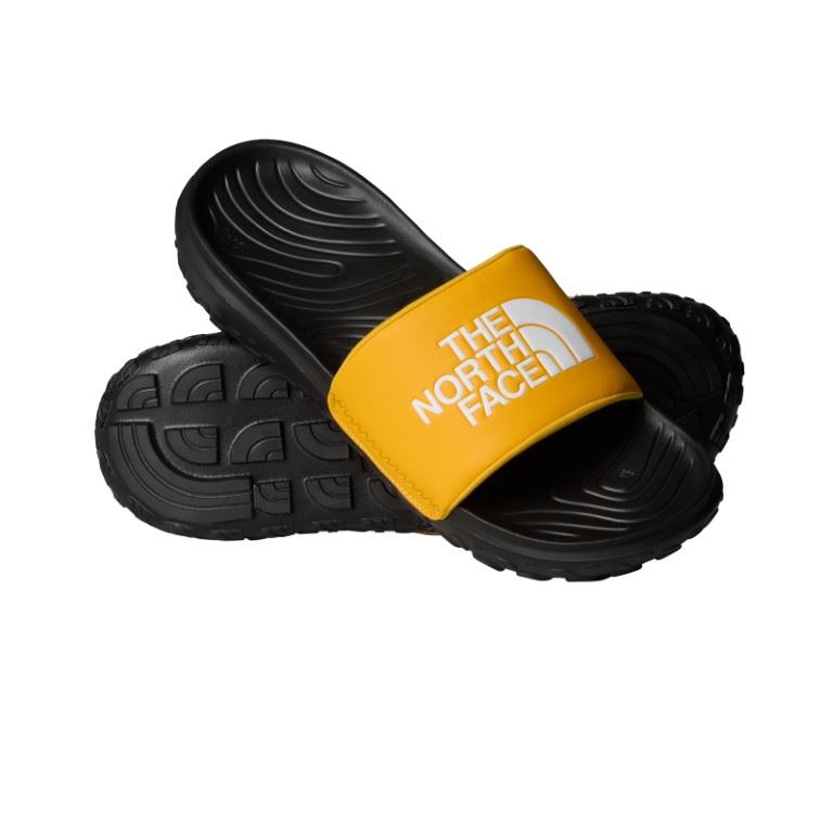 Never Stop Cush Slide Slipper Heren Summit Gold/TNF Black 110