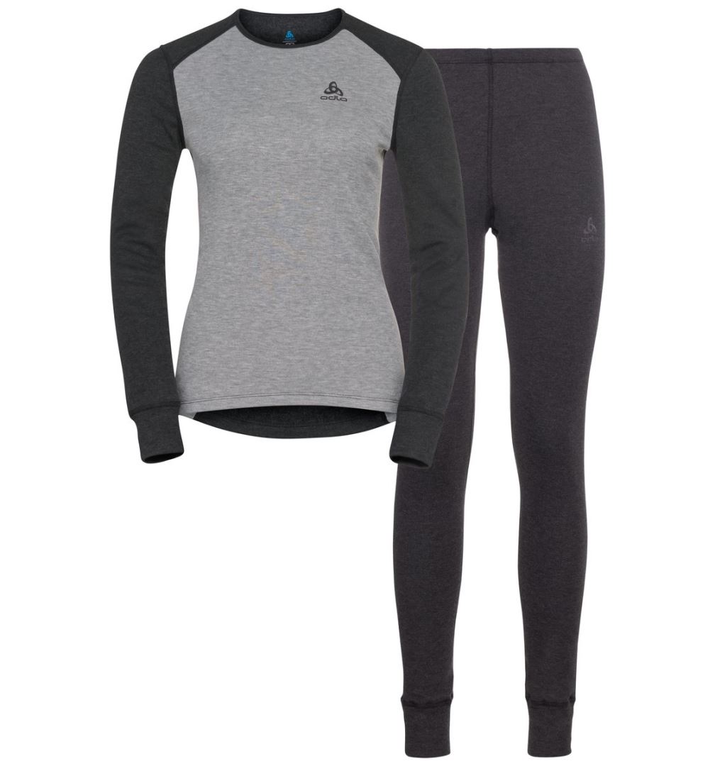 Odlo Active Warm Eco Thermoset Dames Dark Grey Melange – Grey Melange L
