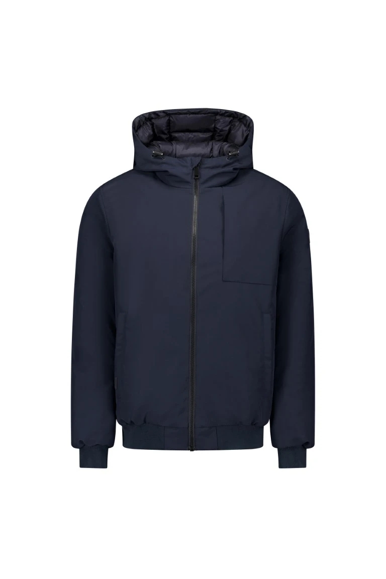 Airforce Hooded Reversible Winterjas Heren Dark Navy Blue M