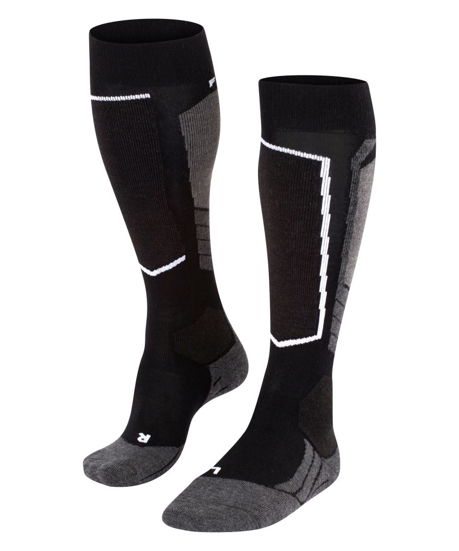 Falke SK2 Intermediate Wool Skisok Dames Black-Mix 35-36