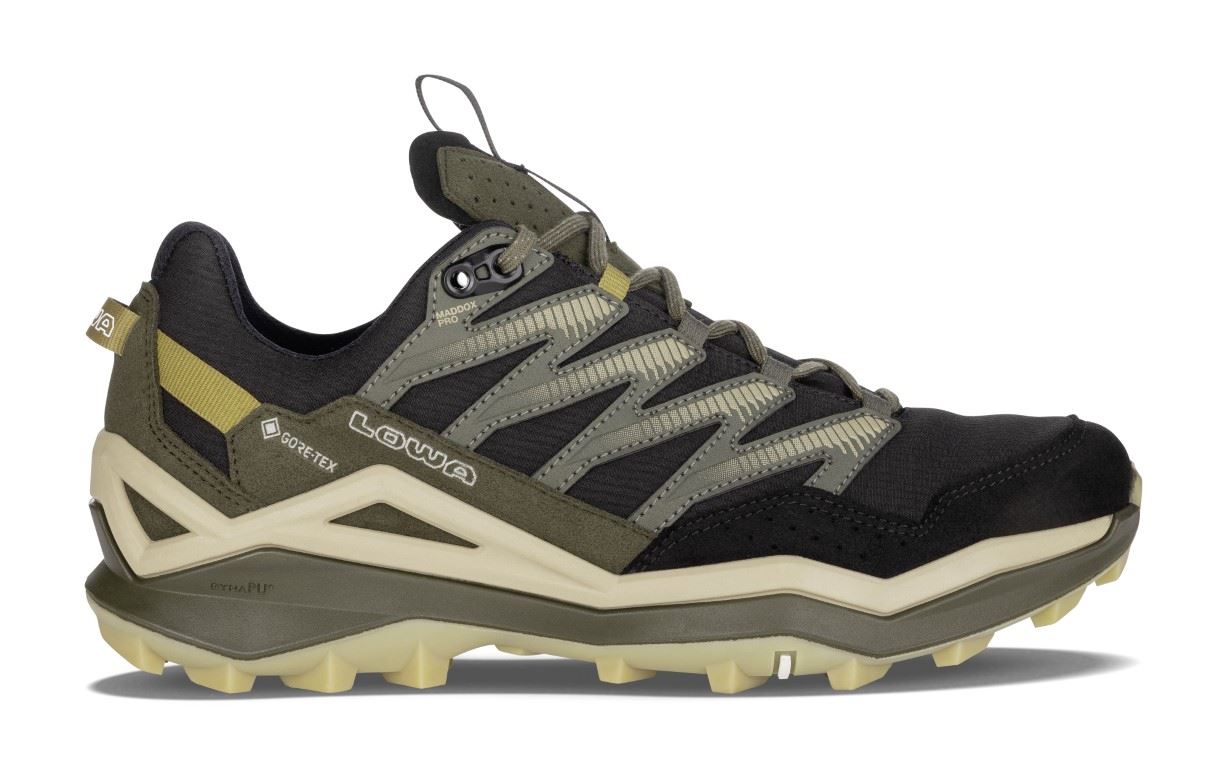 Maddox Pro GTX Lo Lage Wandelschoen Heren Black/Olive 8,5