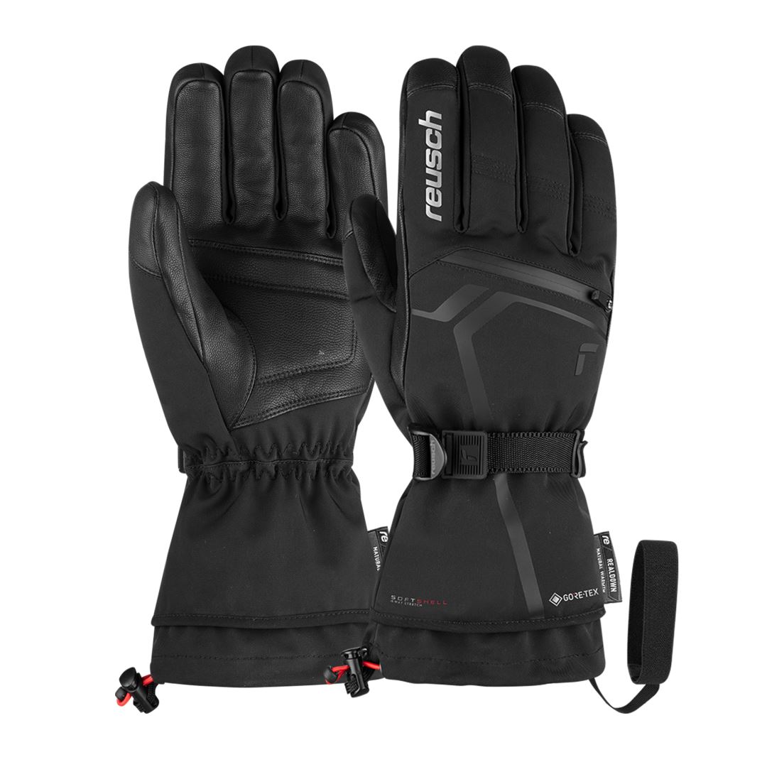 Reusch Gant Down Spirit Gtx Noir/Argent 10
