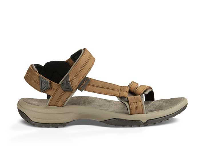W Terra Fi Lite Leather Dames Sandaal Brown W5-36
