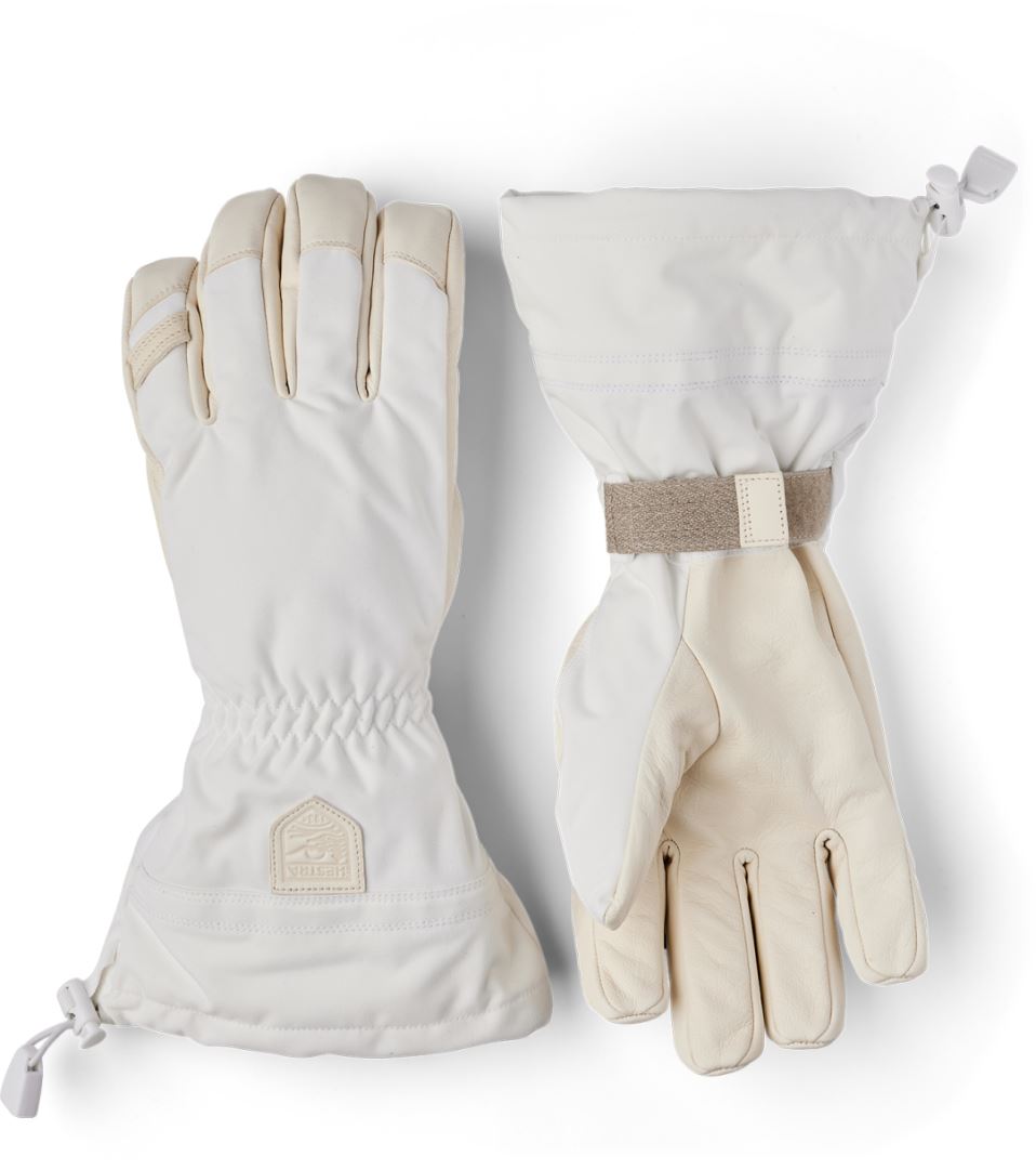 Hestra Mono Wool Handschoen Offwhite 6