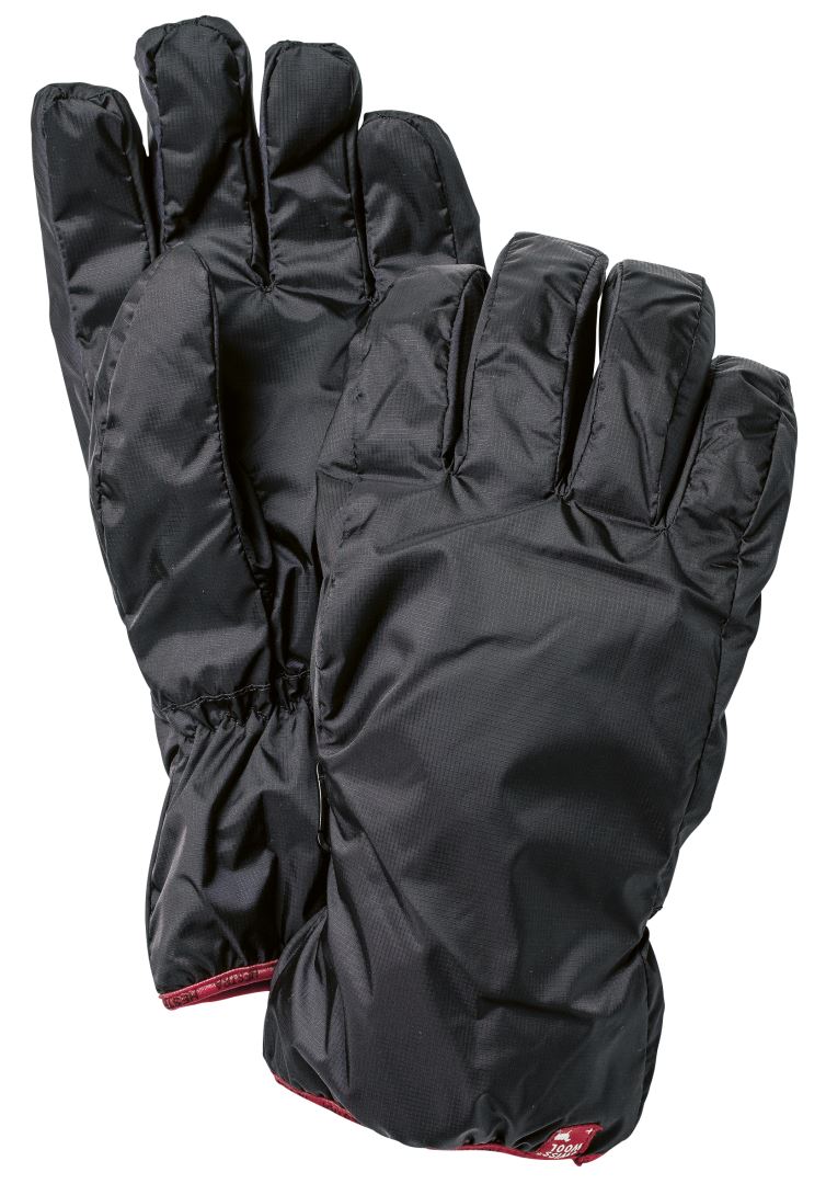 Swisswool Merino Liner - 5 Finger Accessoire Handschoen Black 10 Soellaart.nl