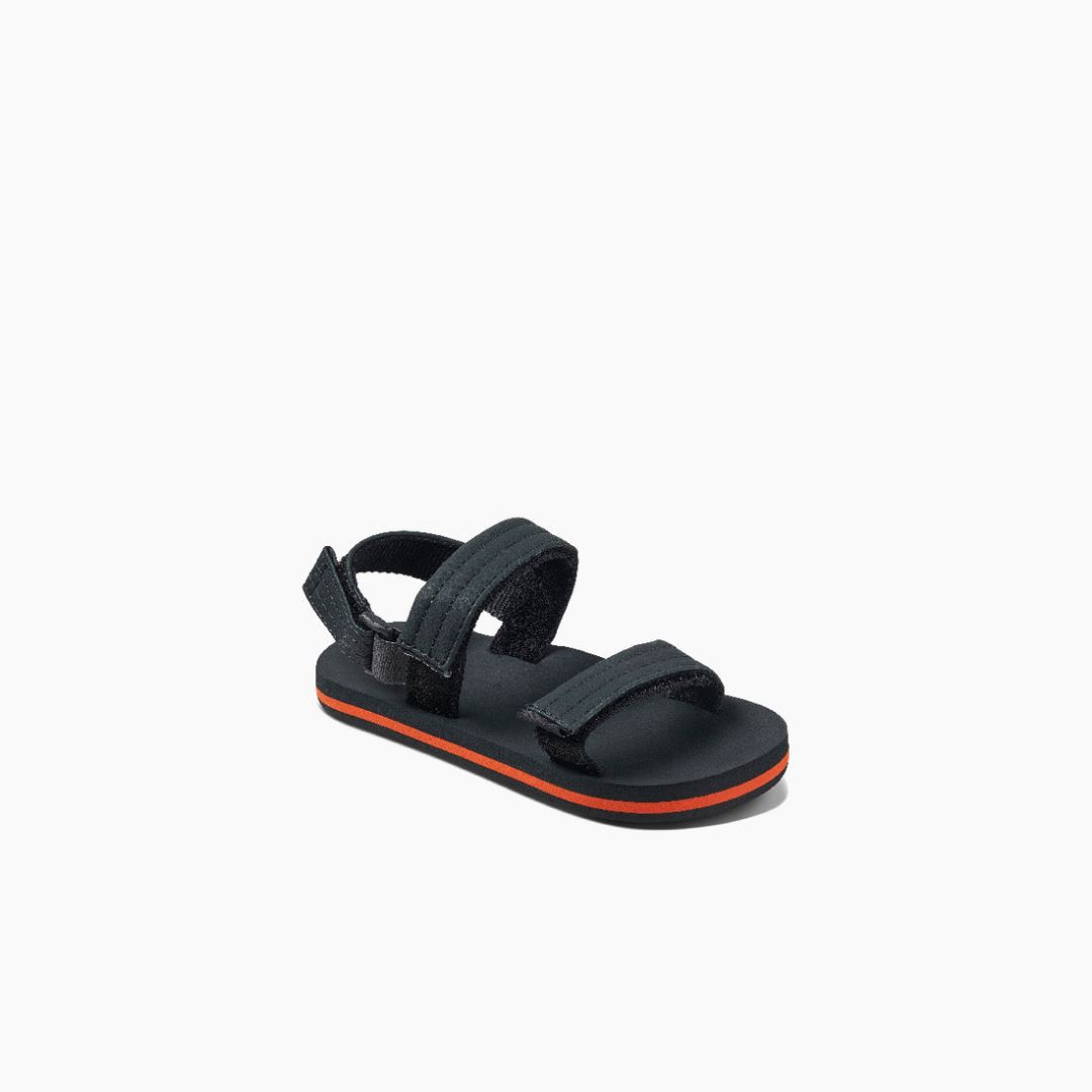 Little Ahi Convertible Kinder Slipper Grey/Orange 11/12