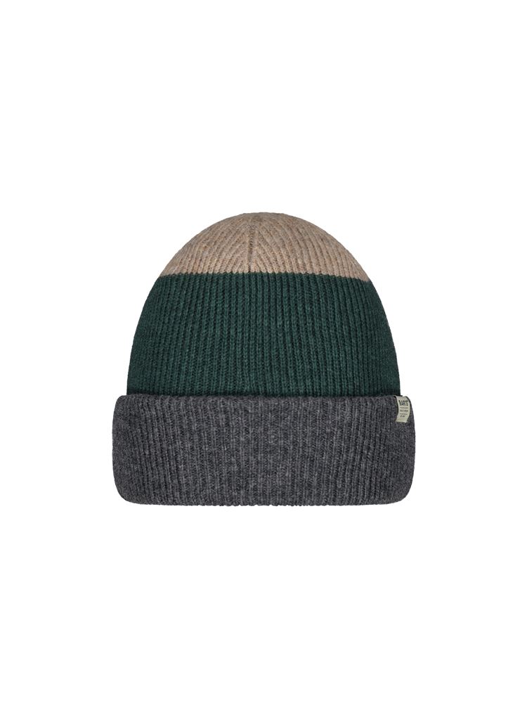 Barts Walnur Beanie Muts Heren Dark Heather One Size