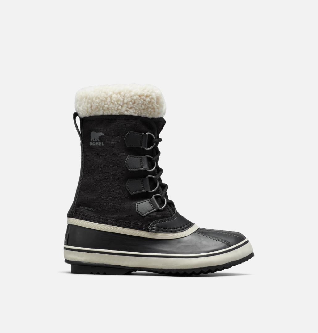 Winter Carnival Wp Dames Sneeuwlaars Black, Stone 8,5