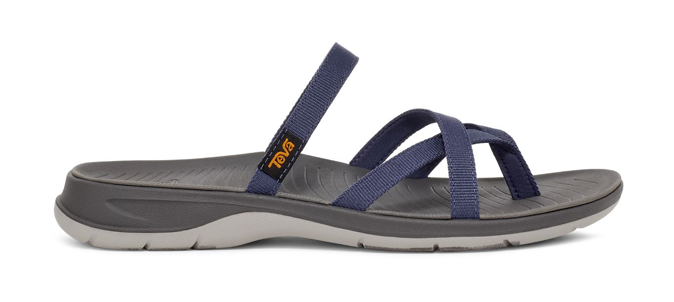 TirraTraveler Flip Slipper Dames Crown Blue 10