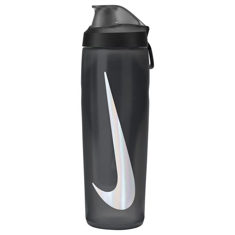 Nike Refuel Bottle Locking Lid 24 Oz Bidon Anthracite/Black/Silver Iridescent One Size