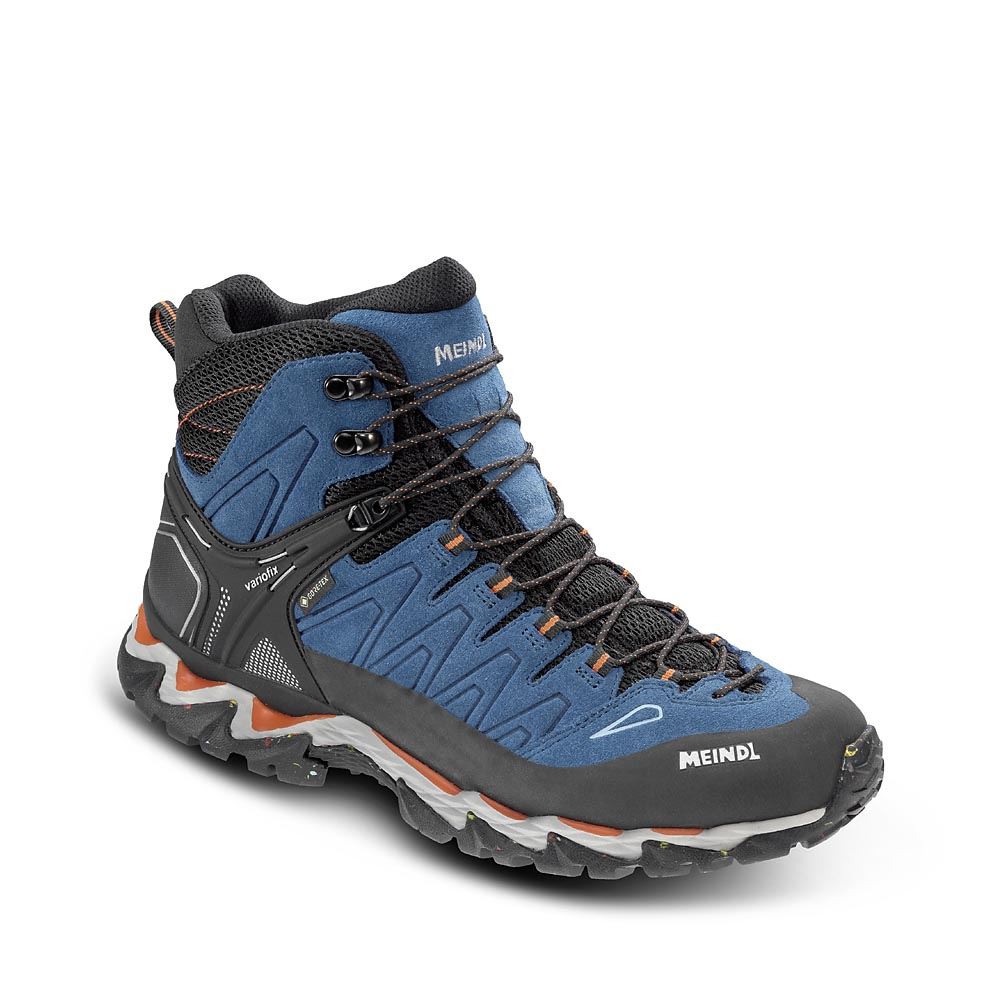 Lite Hike Gtx Heren Hoge Wandelschoen Blau/Orange 11,5/46,5