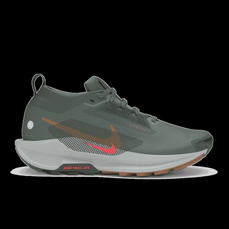 Nike Pegasus Trail 5 GTX Hardloopschoen Heren Fir/Bright Crimson-Clay Green 9,5