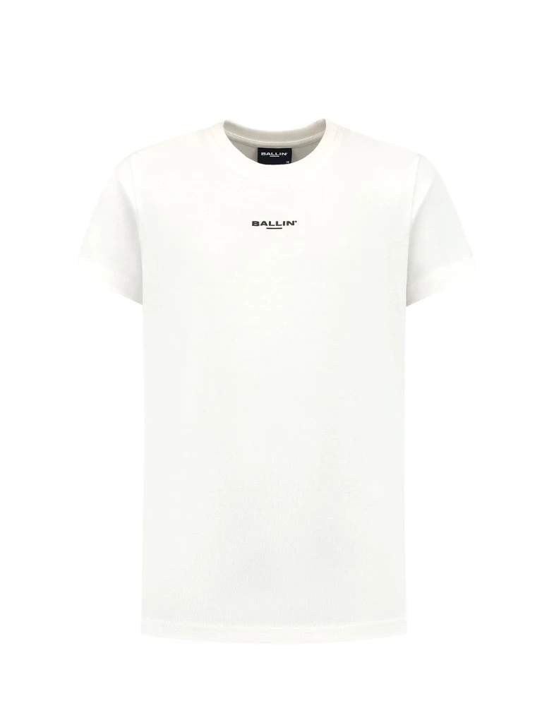 Ballin Original Logo Crewneck T-shirt Kinderen Off white 10