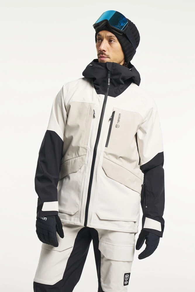 Tenson Nayoro Shell Wintersportjas Heren Silver Birch S