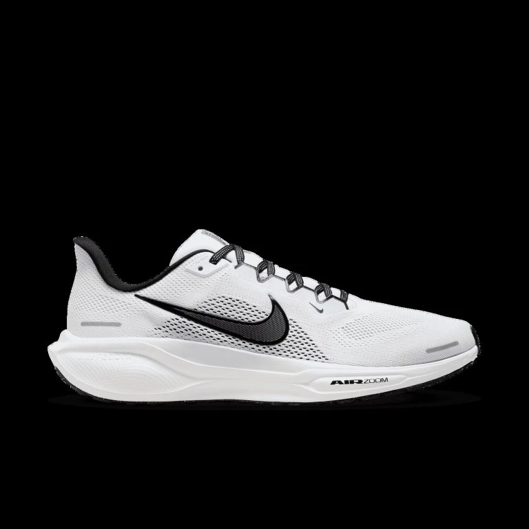 Nike Air Zoom Pegasus 41 Hardloopschoen Heren White/Black-Pure Platinum-Summit White 9, 5
