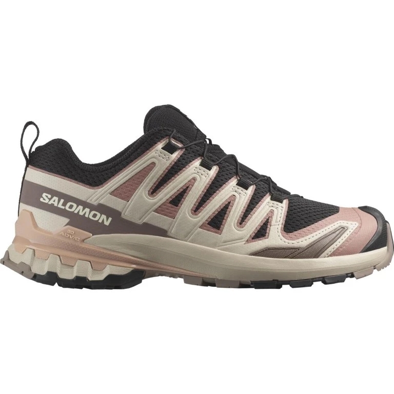 Xa Pro 3D V9 Lage Wandelschoen Dames Black/Burlwood/Mahogany Rose 6,5