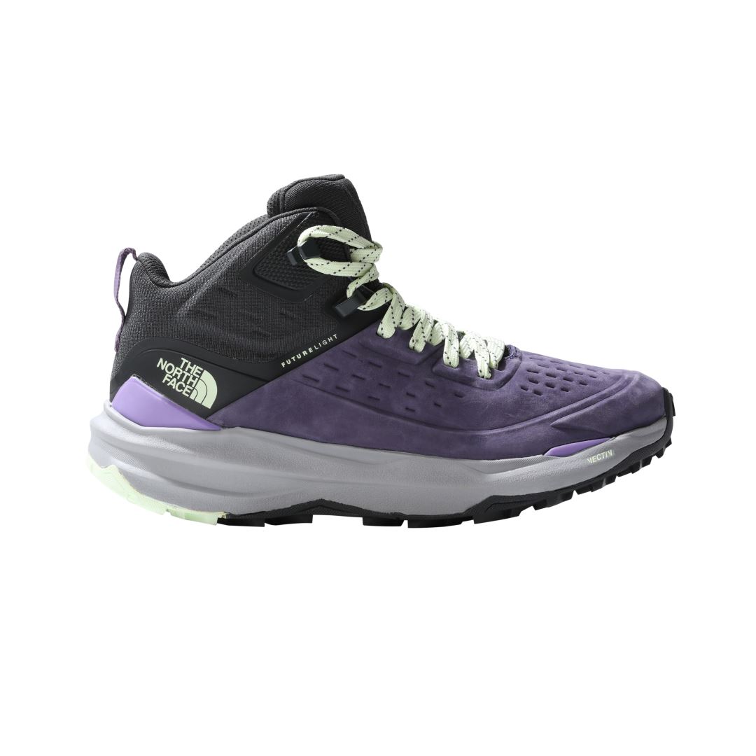 Vectiv Exploris 2 Mid Futurelight Leather Dames Hoge Wandelschoen Lunar Slate – Asphalt Grey 42