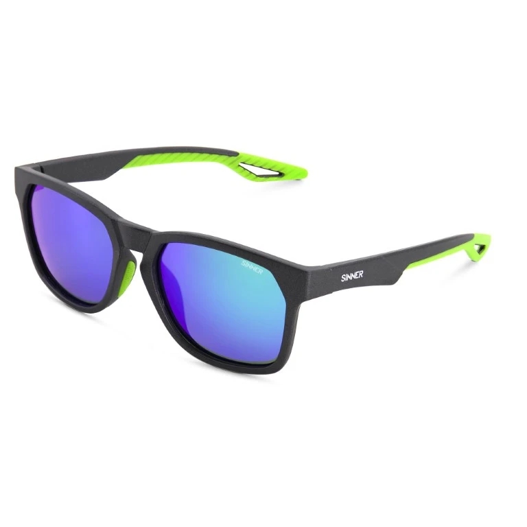 Sinner Faveira Zonnebril Matte Dark Grey/Green