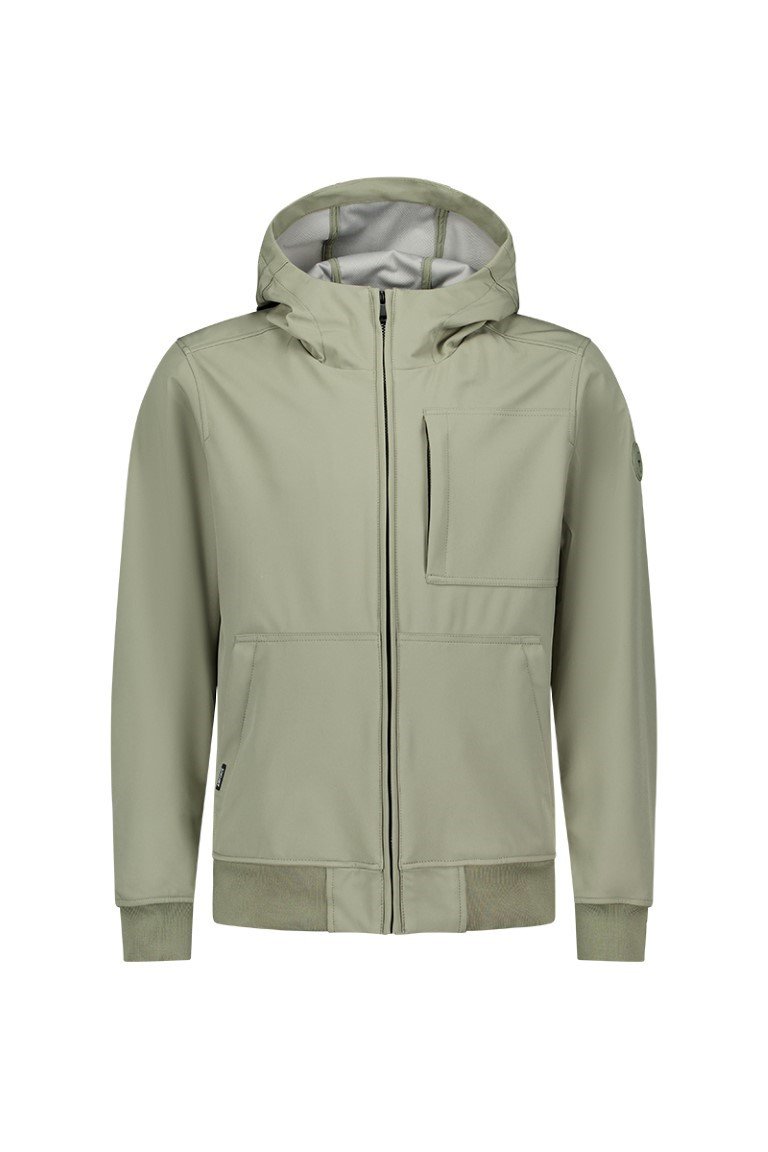 Hooded Javi Softshell Jas Heren Soellaart.nl