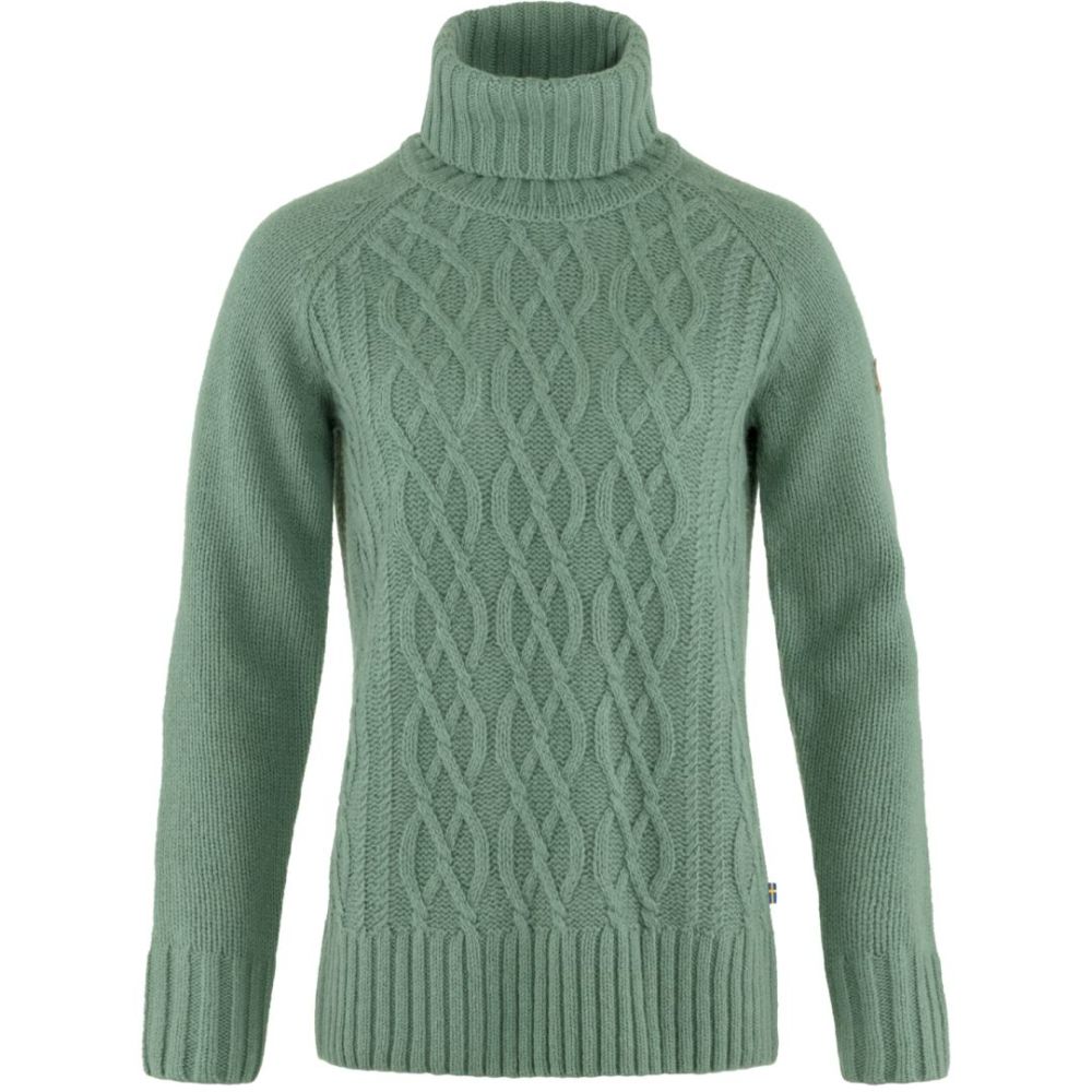 Övik Cable Knit Roller Neck Dames Trui-C3ADDEF3-05E3-4104-A103-1ABA96C38BF1 Soellaart.nl