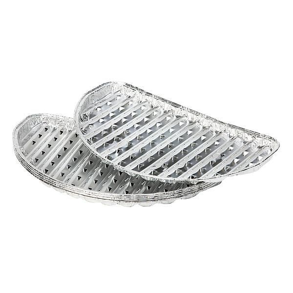 Grillschalen Half Rond 32,5X19 Cm 5 Stuks Aluminium Servies Soellaart.nl