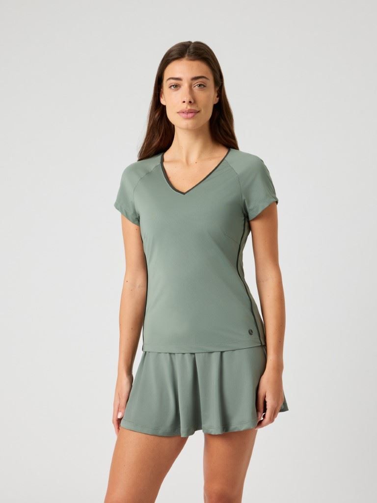 Ace V-Neck Tennis T-shirt Dames Soellaart.nl