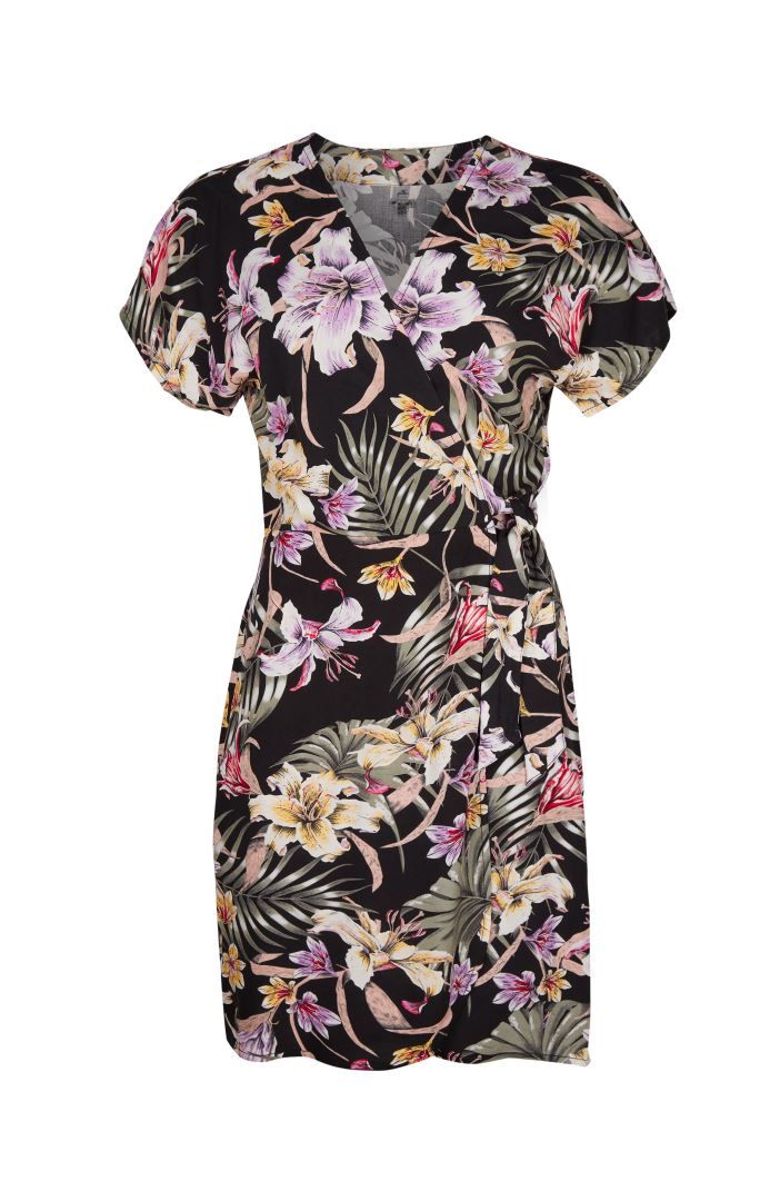 Mix & Match Wikkel Dames Jurk Soellaart.nl