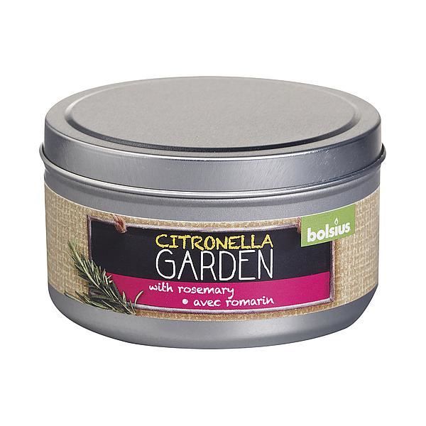 Geurkaars Blik Citronella/Rozemarijn 24 Branduren Kaars Soellaart.nl