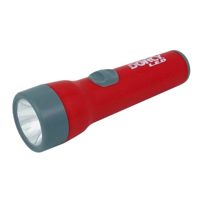 Do Eu 2461 2Aa Led Economy Red Incl. Batt. Batterij Rood Soellaart.nl