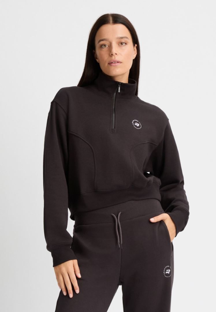 Soft Sweat Half Zip Workout Sweater Dames Soellaart.nl