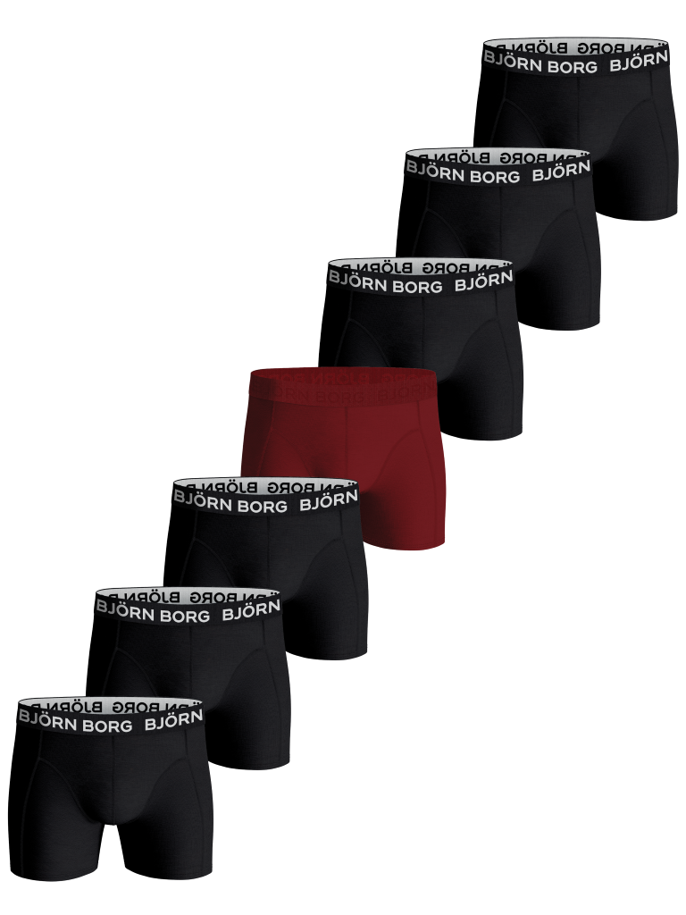 Cotton Stretch Boxer + Wash Bag 7P Onderbroek Heren Soellaart.nl