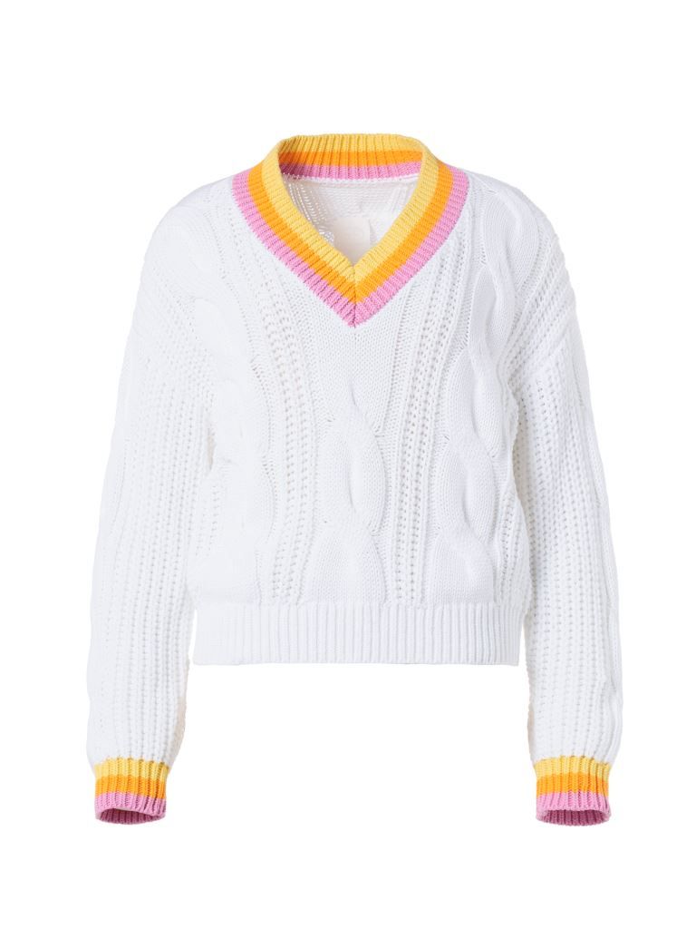 Cable Knit Tennis Sweater Dames Soellaart.nl