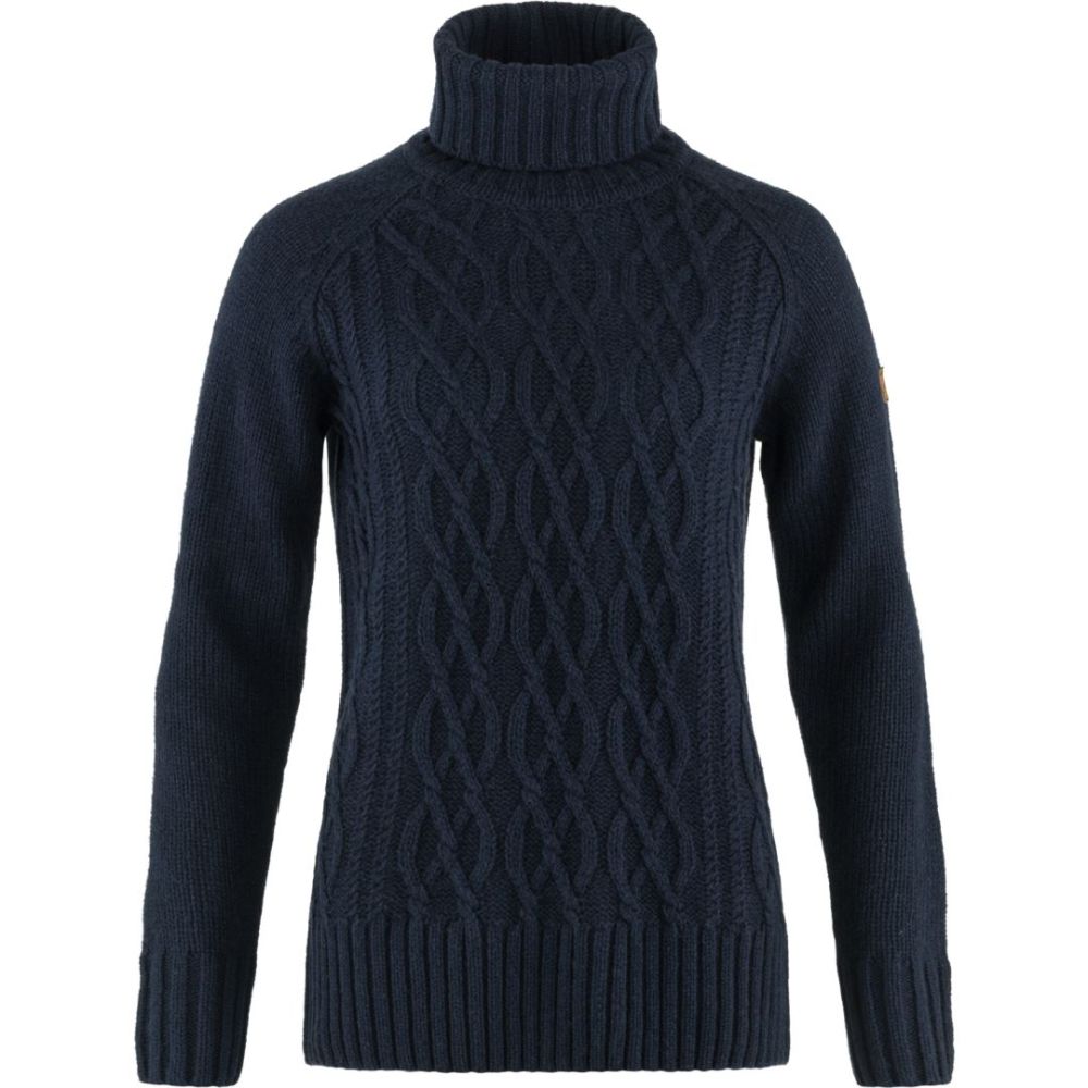 Övik Cable Knit Roller Neck Dames Trui Soellaart.nl