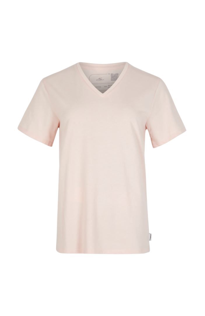 Essentials V-Neck Dames T-shirt Peach Whip XL Soellaart.nl