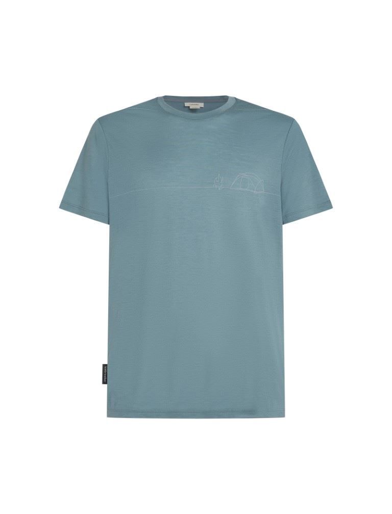 150 Tech Lite SS T Single Line Camp T-shirt Heren Soellaart.nl