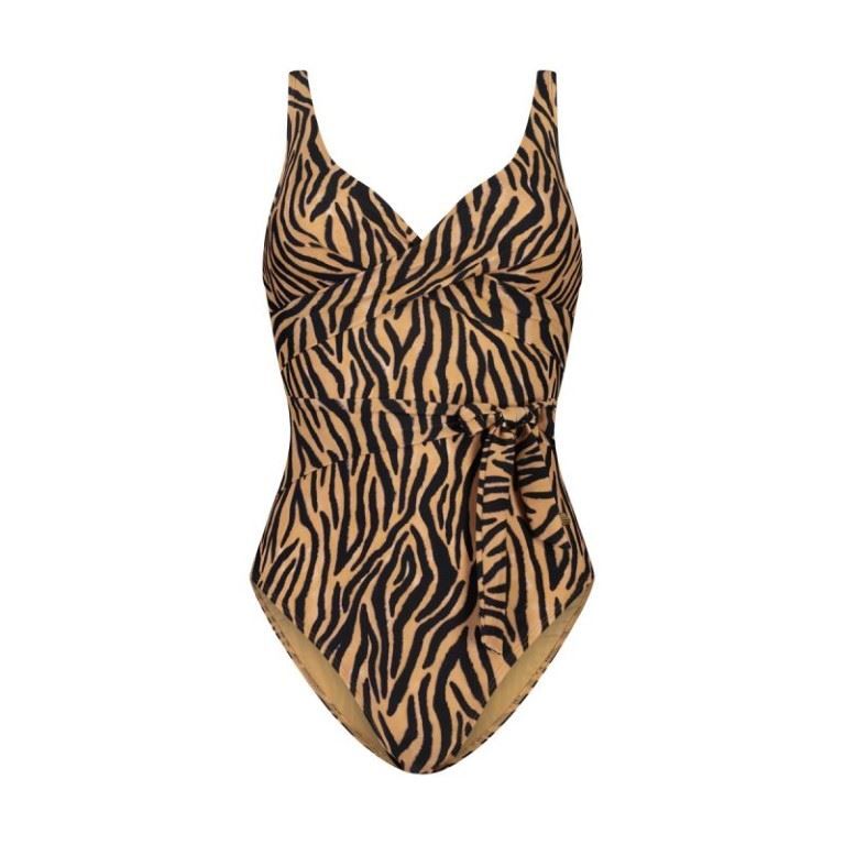 Soft Zebra Overslag Badpak Dames Soellaart.nl