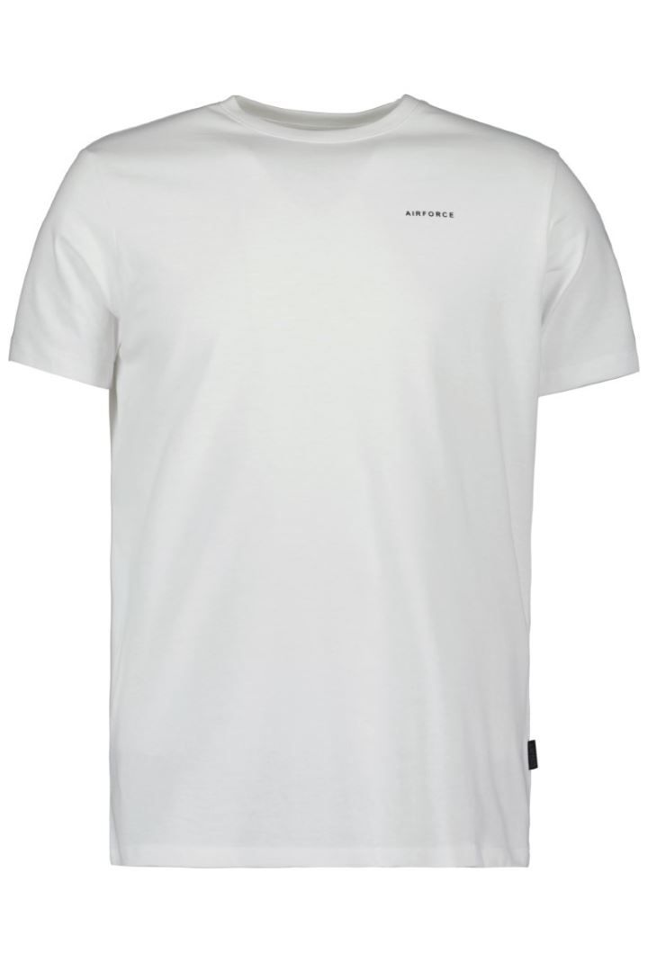 Basic T-Shirt Heren White/True Black M Soellaart.nl