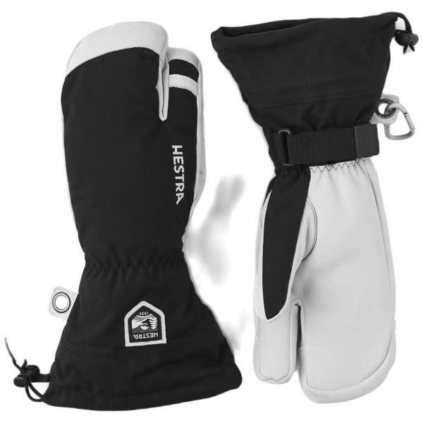 Hestra Army Leather Heli Ski 3 Vinger Handschoen Black 12