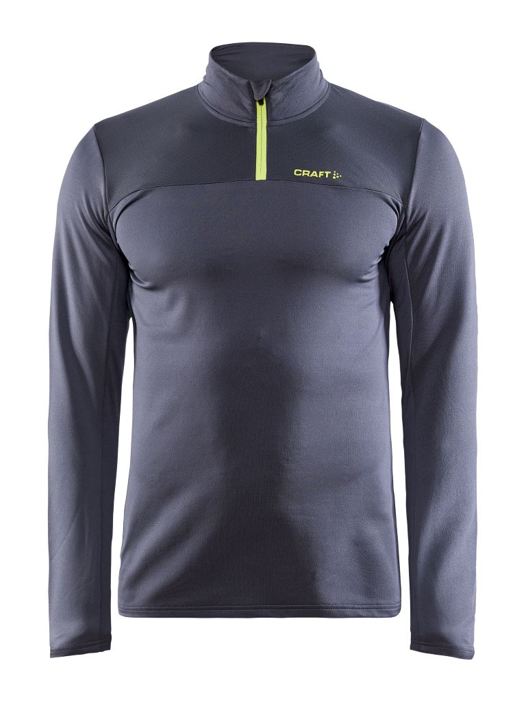Craft Gain Midlayer Shirt Heren Asphalt M