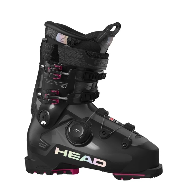 Head Edge 95 W HV GW BOA Skischoen Dames Black/Fuchsia 25,5