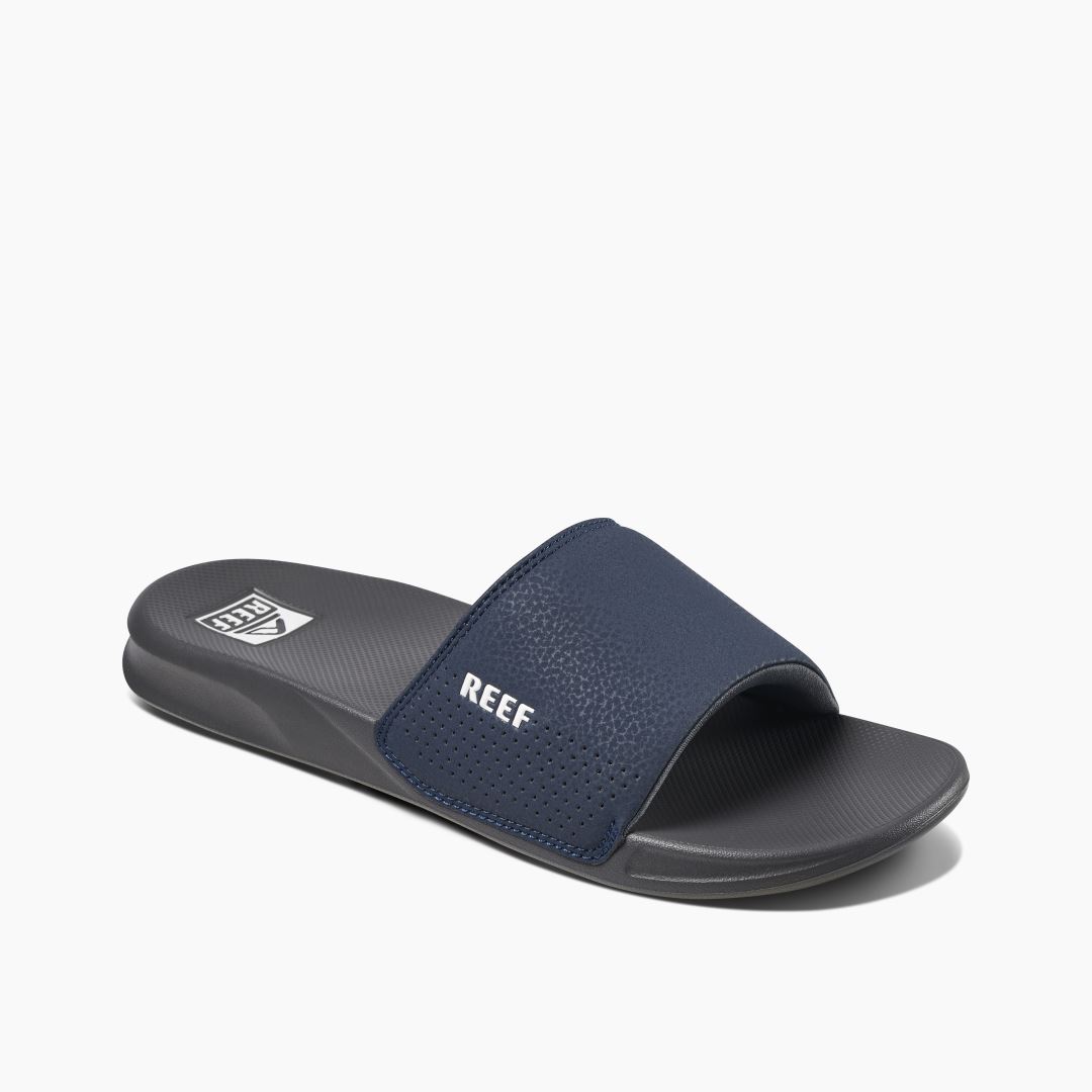 One Slide Heren Slipper Navy/White 11