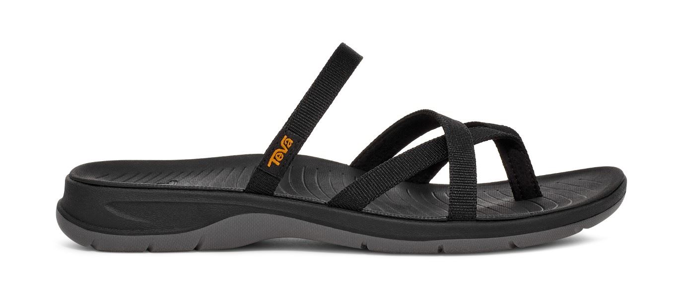 TirraTraveler Flip Slipper Dames Black 08