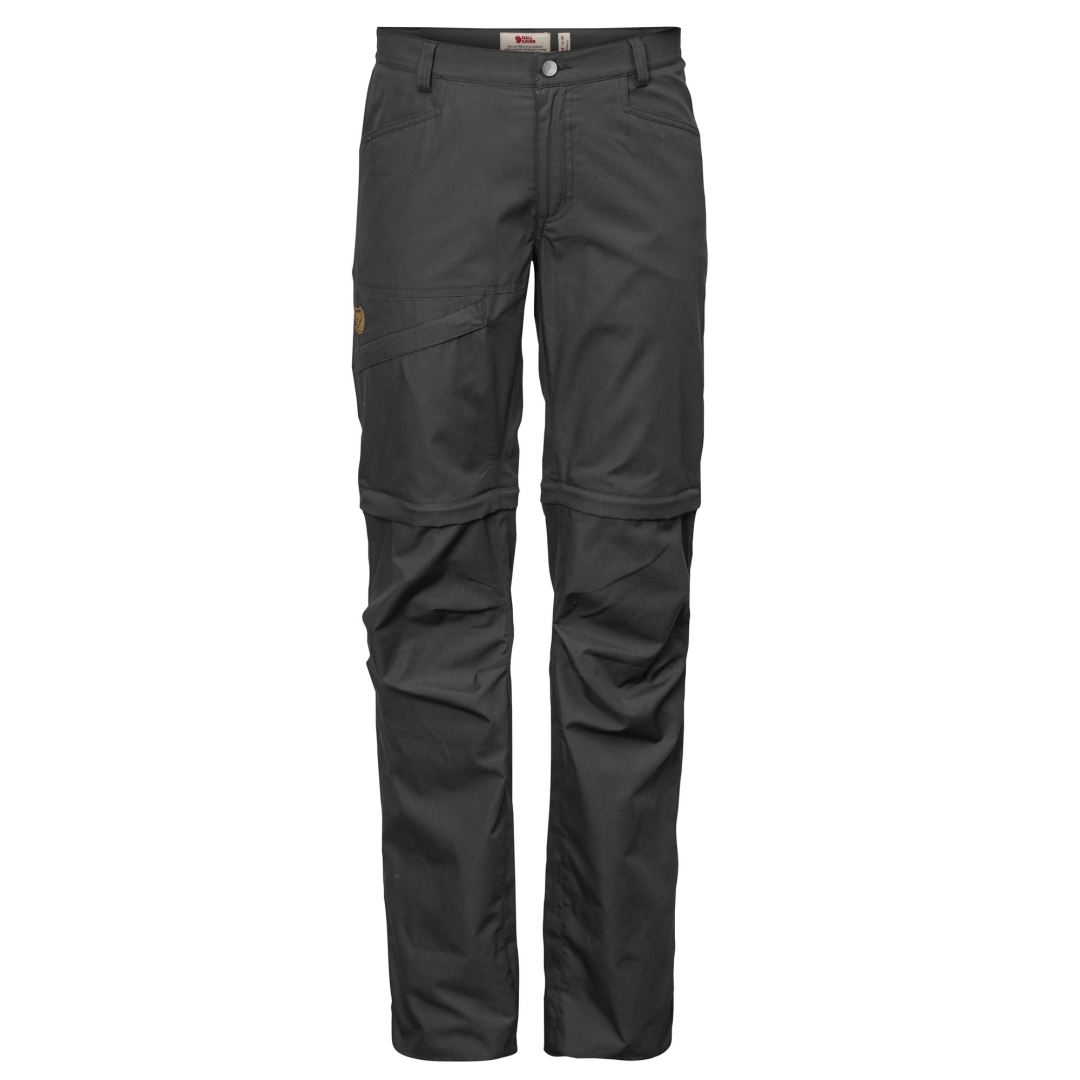 Daloa Shade Zip-Off Trousers W Dames Afritsbroek Dark Grey 44 Soellaart.nl